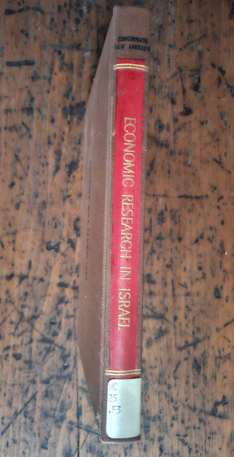1957-58 Falk Project for Economic Research in Israel Book- Fourth Report Vintage