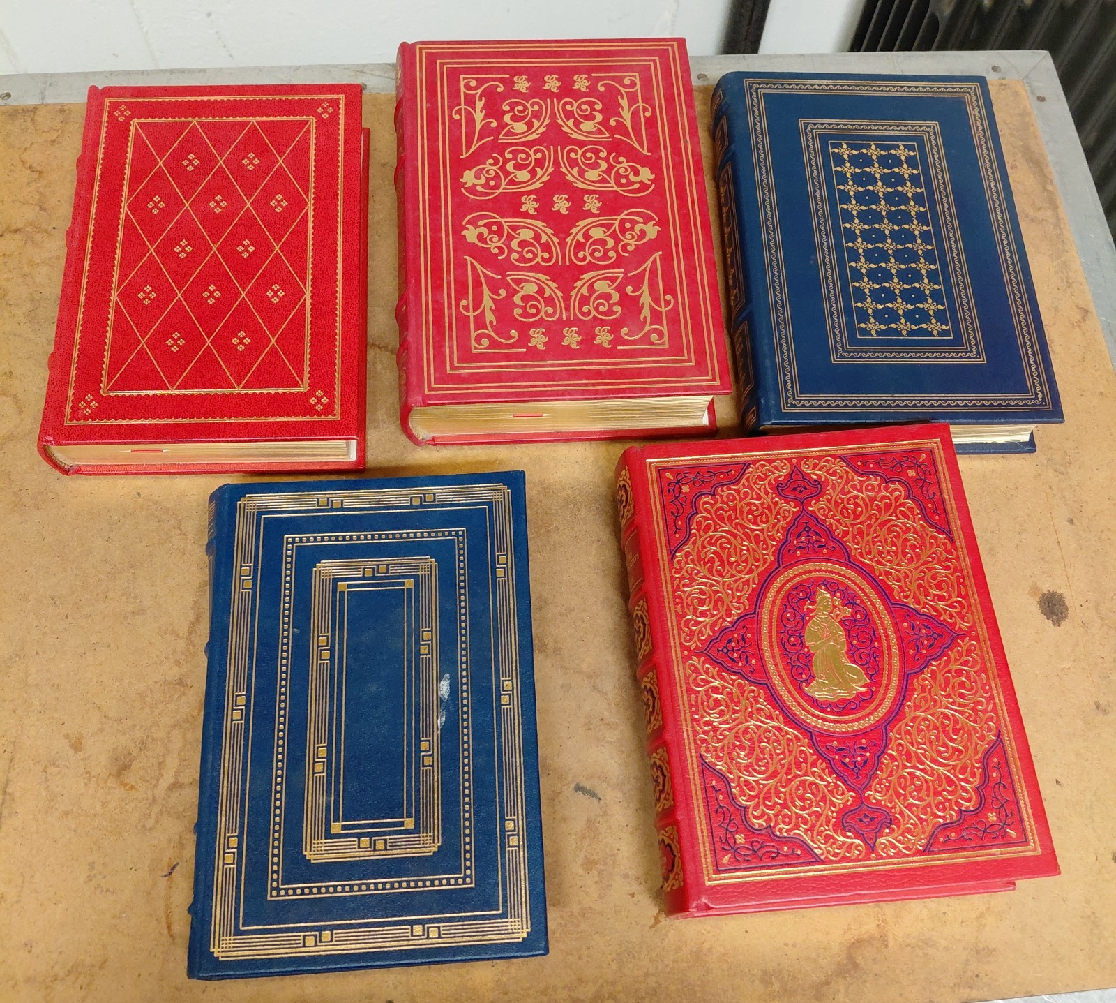 Franklin Library Leather Bound Books Set of 10 plus 1 Oxford Library