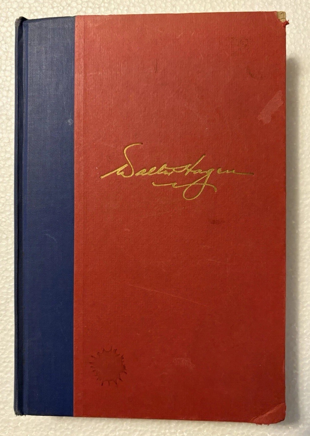 Walter Hagen Story 1956 1st Printing Golf Biography Vintage No DJ Book the Haig