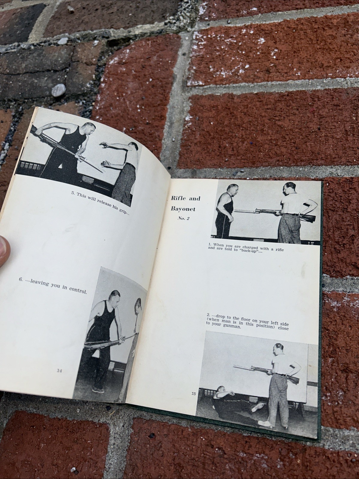 Self Defense or Jiu Jitsu by Dewey Mitchell (1942) Vintage Illustrated Book