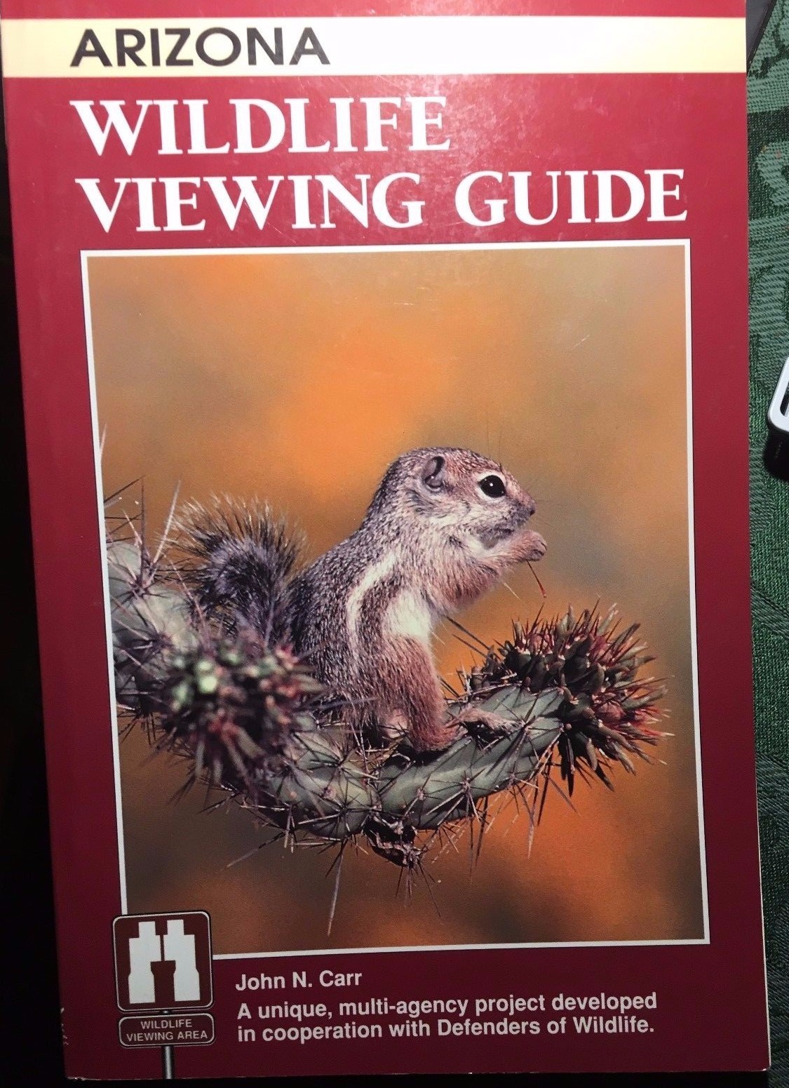 ARIZONA WILDLIFE VIEWING GUIDE (1992) Falcon Press illustrated SC