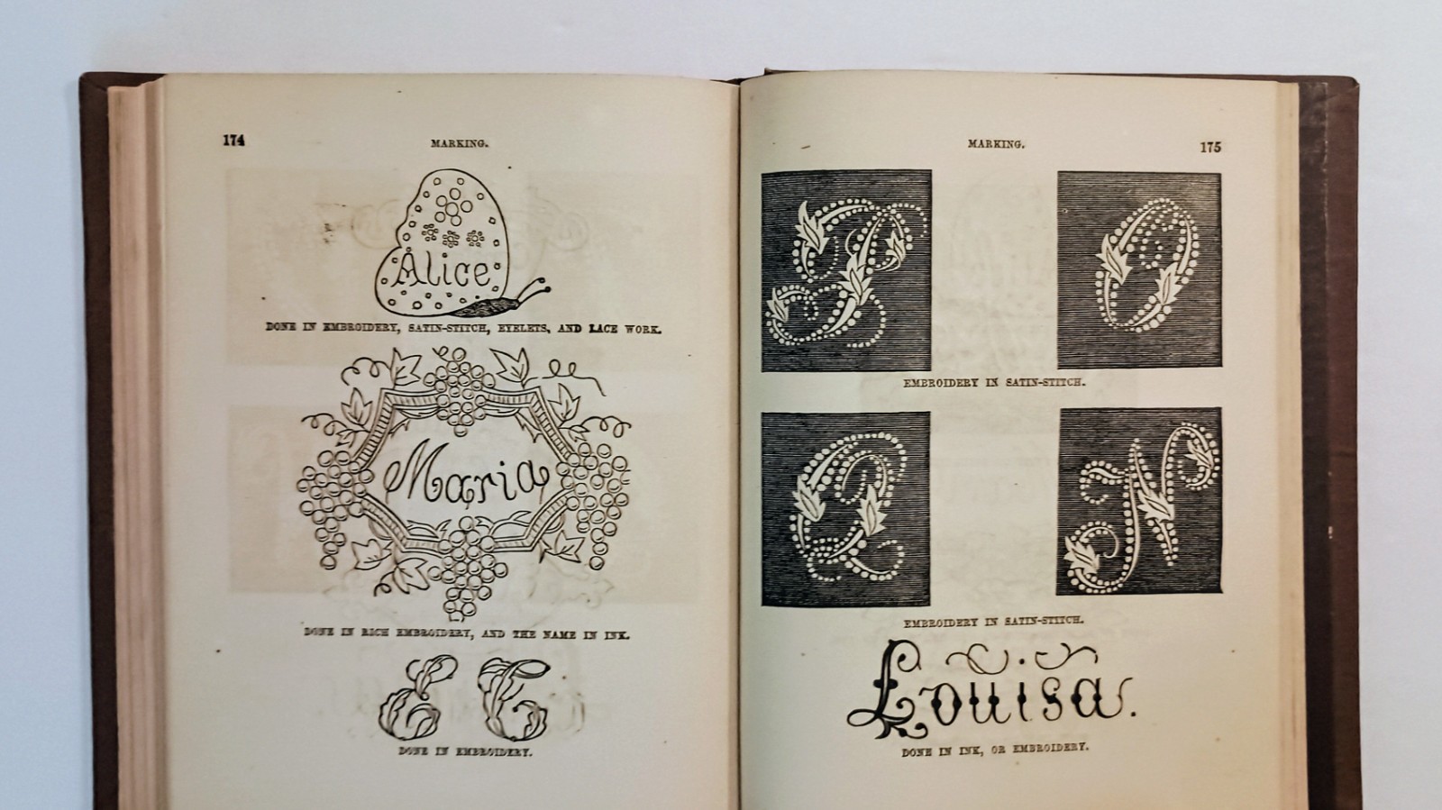 1859 The Ladies Hand Book of Fancy & Ornamental Work, Illust, Knitting Quilting