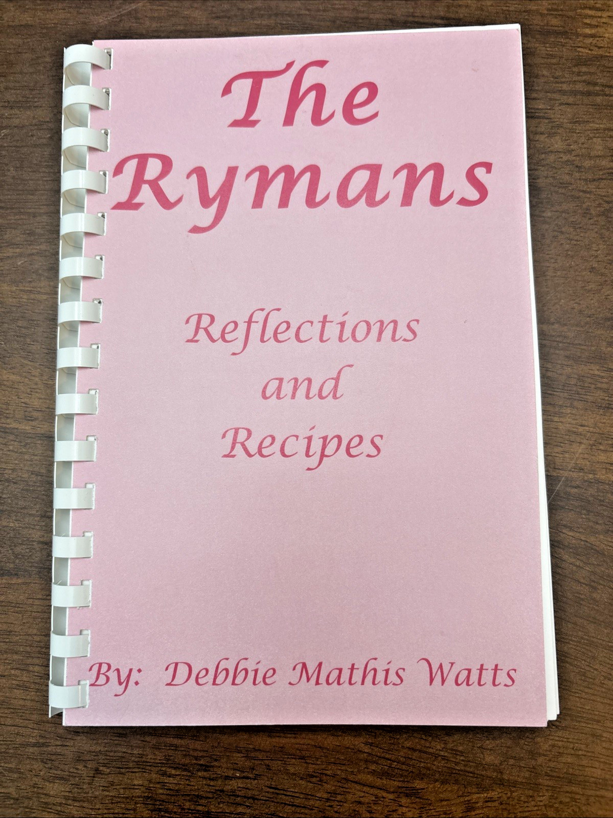 Book Rymans Reflections & Recipes Captain Thomas & Betty Ryman Nashville TN