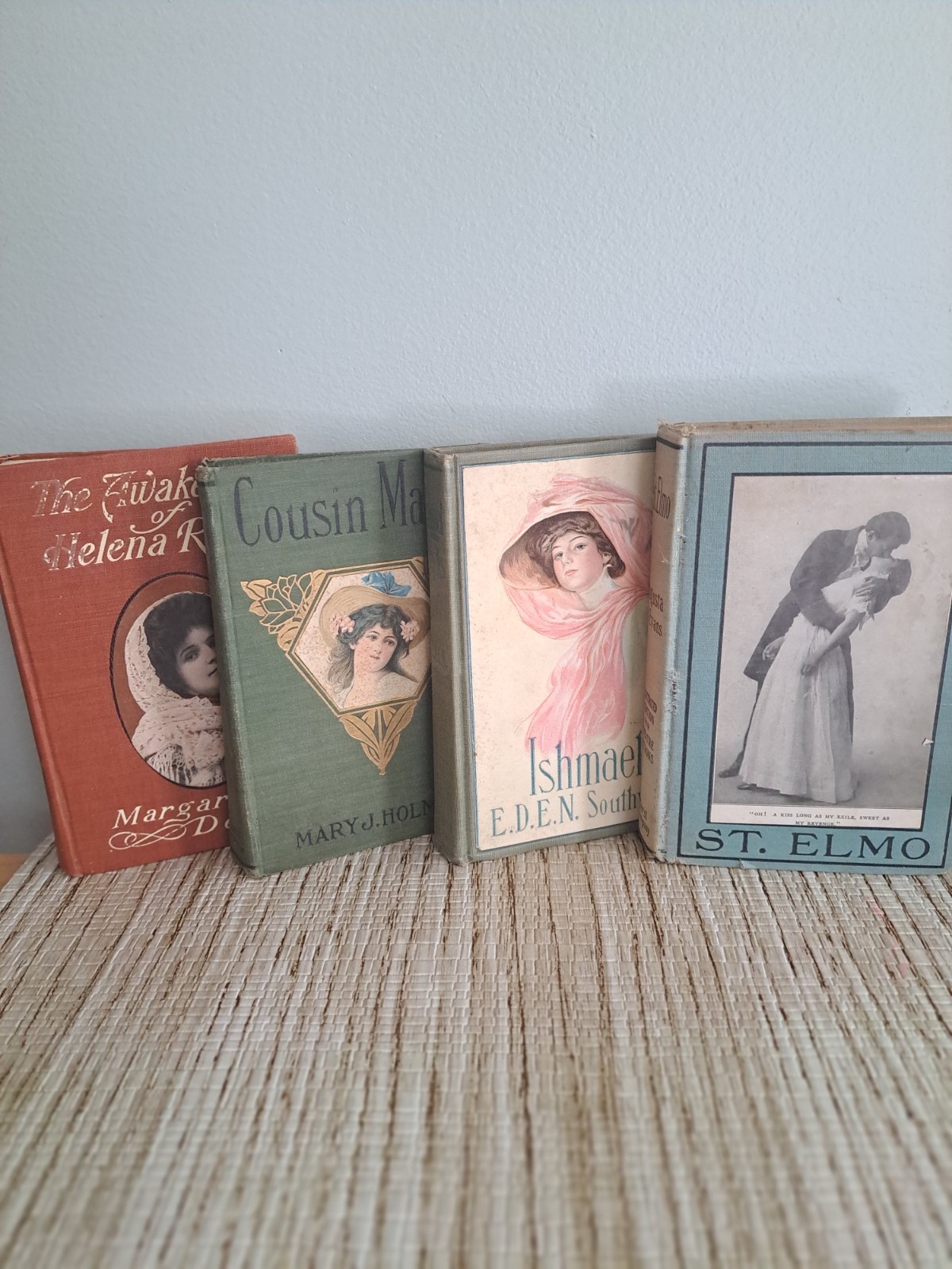 Lot of 4~Antique Books ~Ishmael Awakening St Almo cousin maude – Lady HC-?