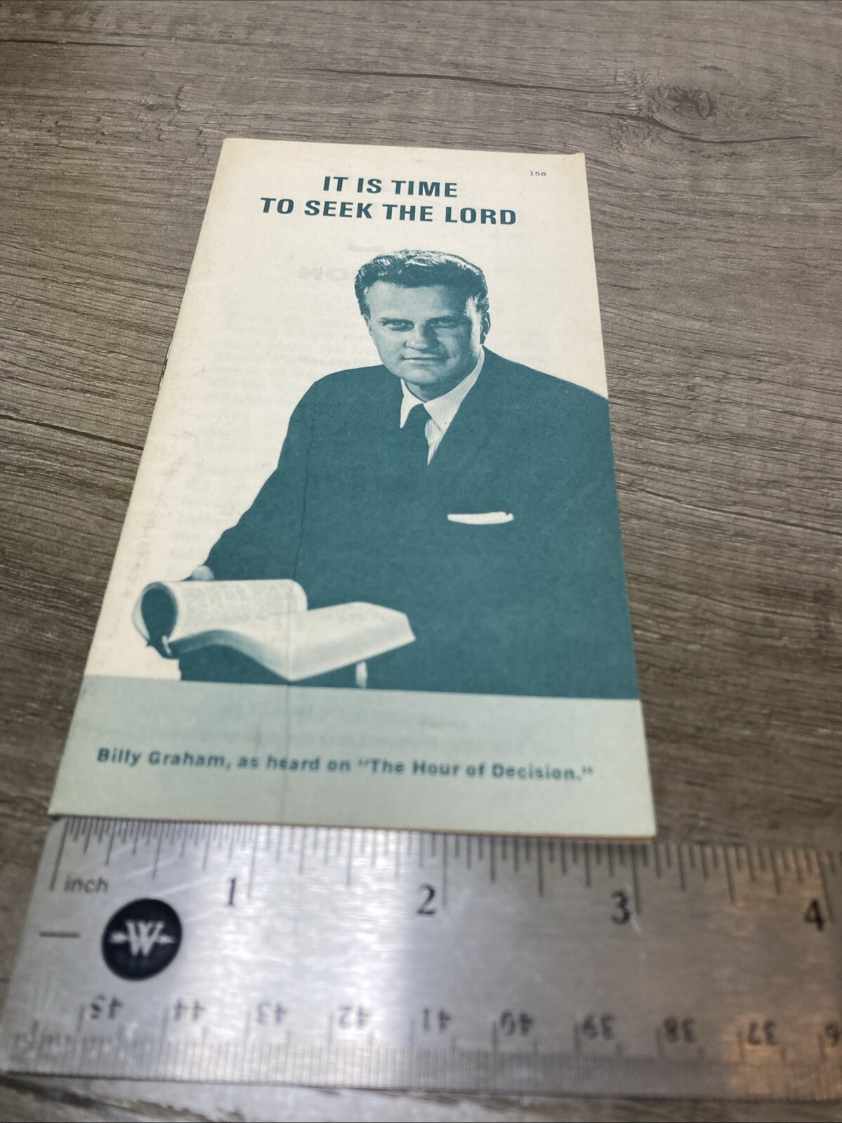 Billy Graham It Is Time To Seek The Lord 1966 Pamphlet Booklet Vintage