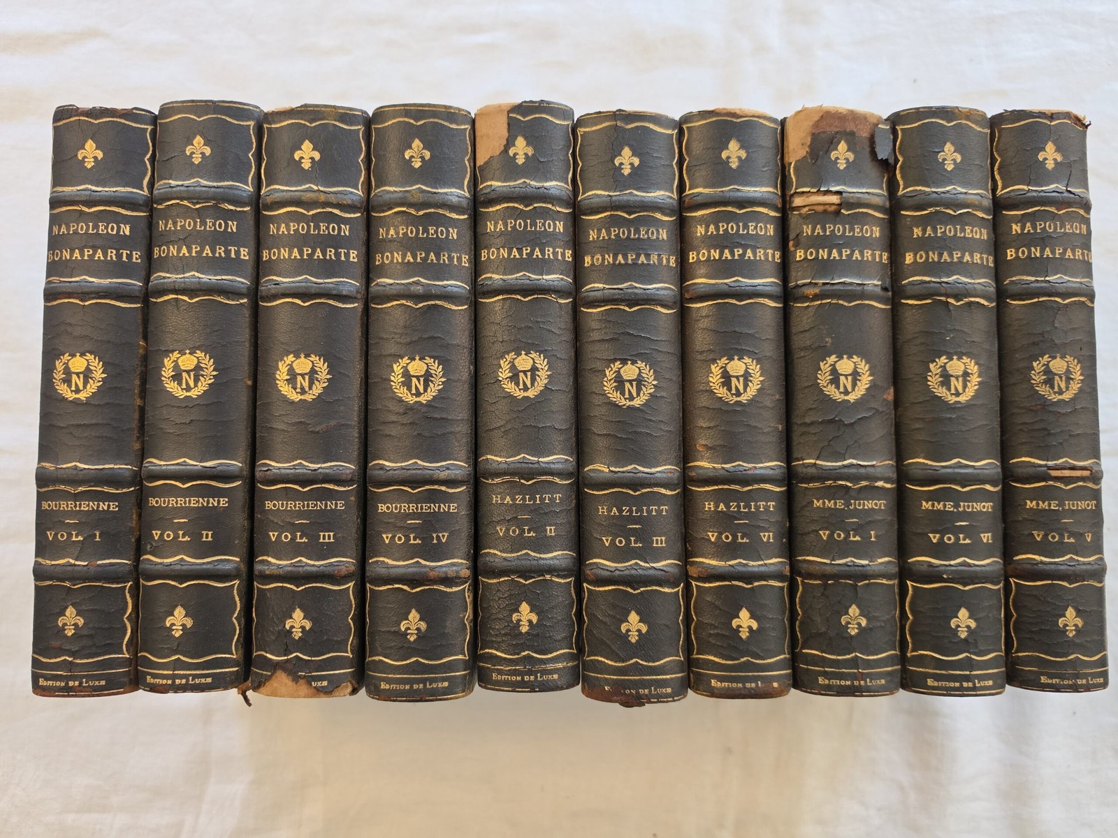 Memoirs of Napoleon, Life of Napoleon, Memoirs of Madame Junot 10 volumes