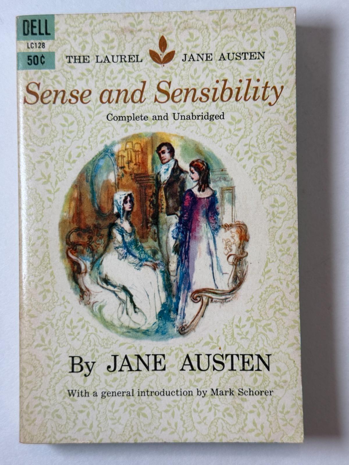 SENSE AND SENSIBILITY by Jane Austen Dell Laurel LC128 Paperback 1959