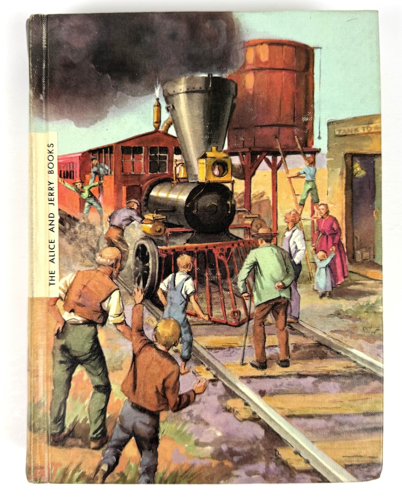 Engine Whistles 1957 Mabel O’Donnell Alice Jerry Basic Reader Row Peterson Train