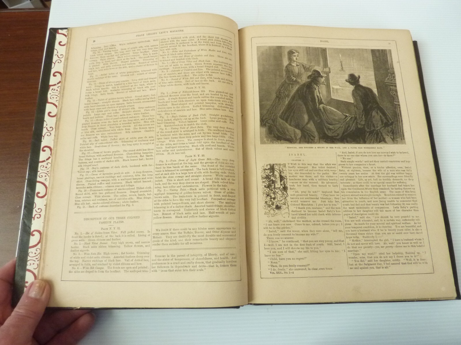 Leslie’s Magazine January -June 1872 (volume XXX). 8 3/4 x 11 inch size