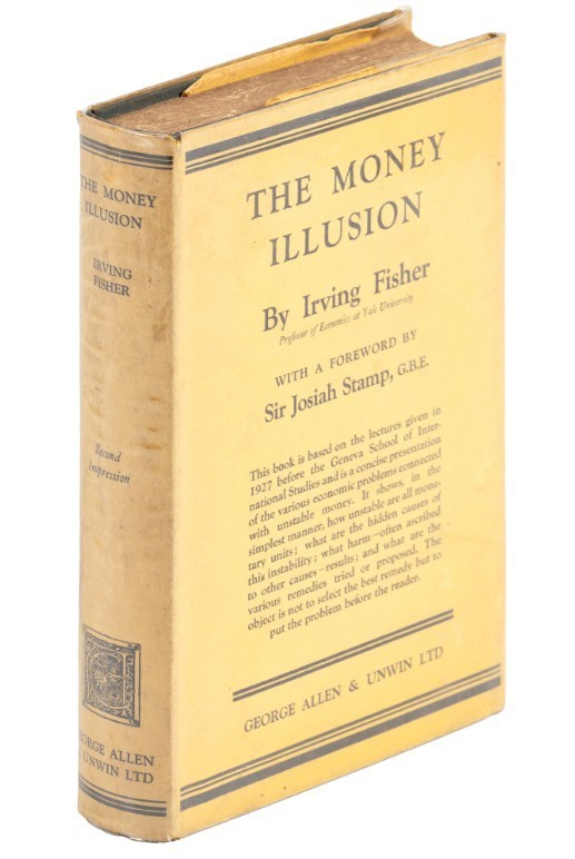 1928 ~The Money Illusion ~ Irving Fisher 1st UK Edition with Jacket ~ Economy
