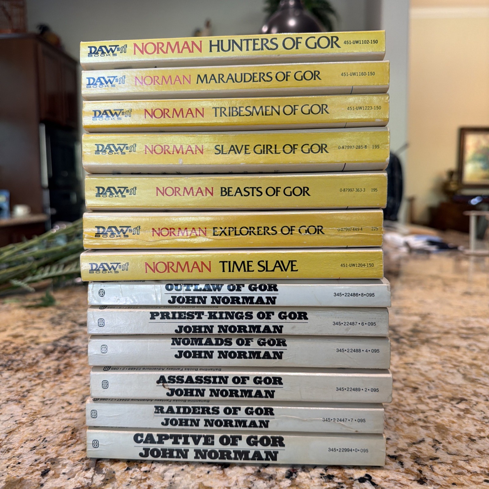 John Norman GOR Series, Never Read 1970s Sci-Fi Fantasy, Lot of 13, 7 1st Eds