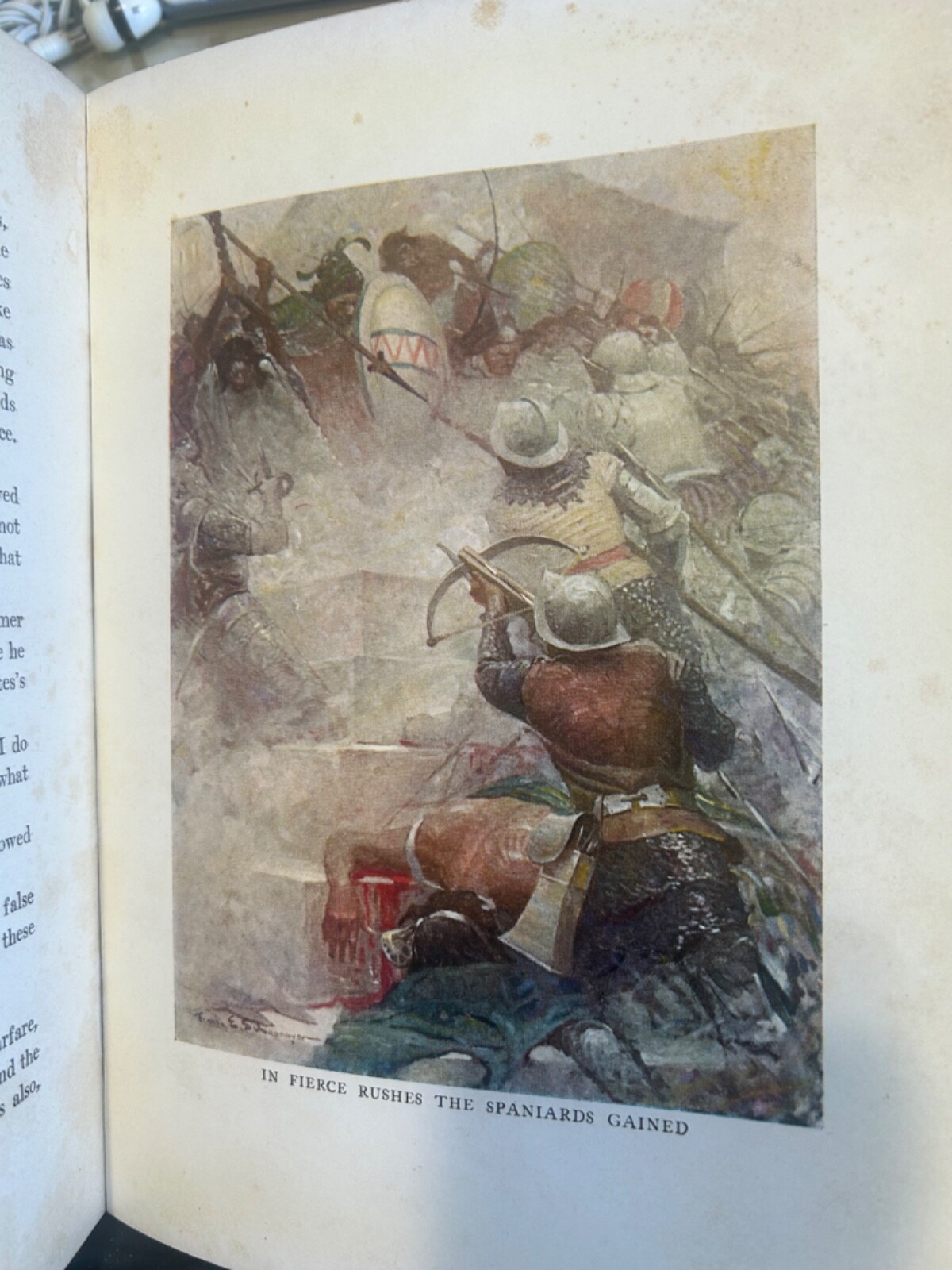 Virginia Watson WITH CORTES THE CONQUEROR Illust’d by SCHOONOVER 1917 HC (bb65)