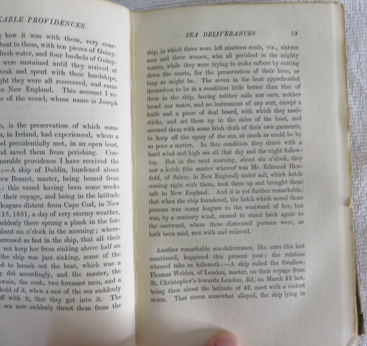 1856 Remarkable Providences by Increase Mather Hardcover Book
