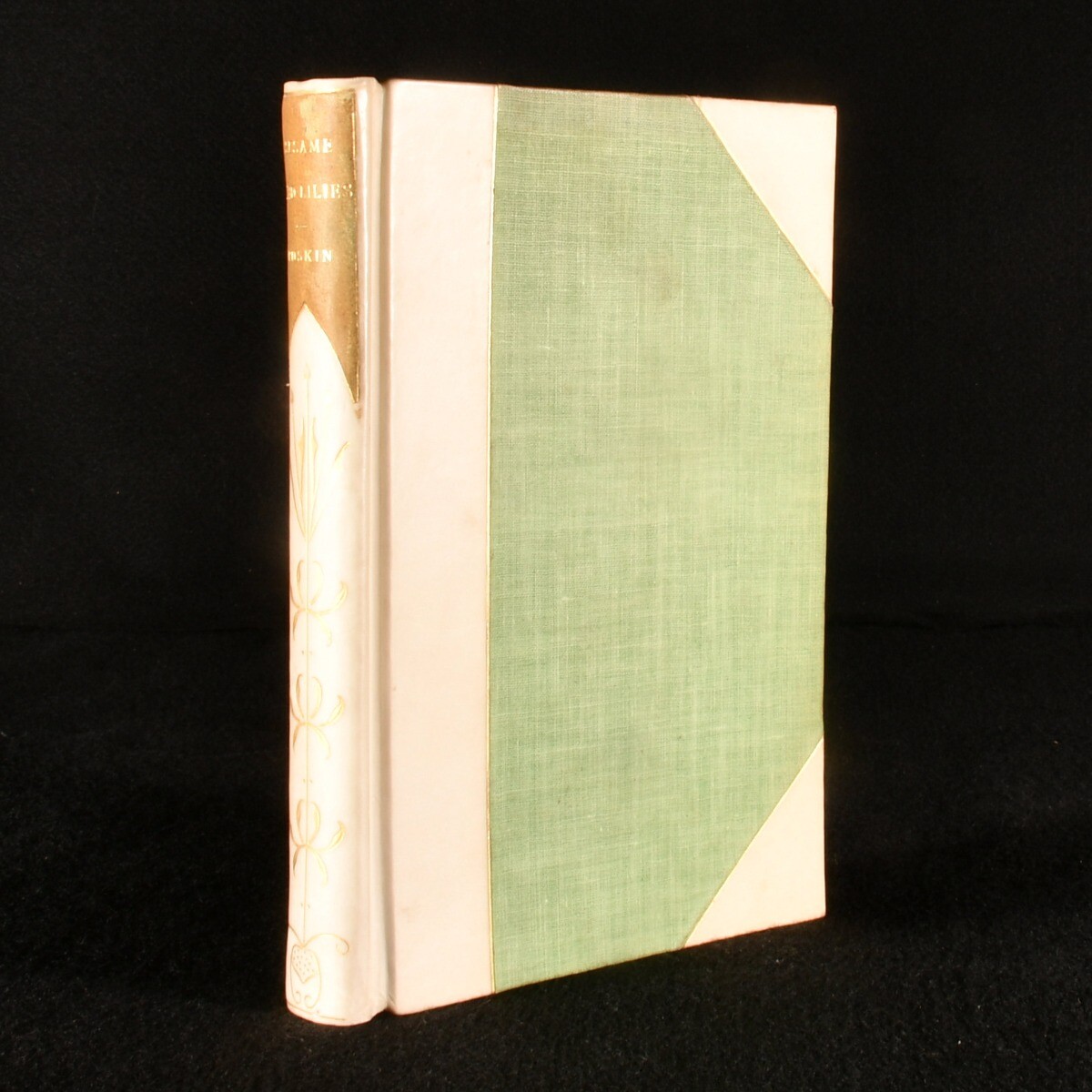1910 Sesame and Lilies John Ruskin Half Vellum Riviere Signed Binding