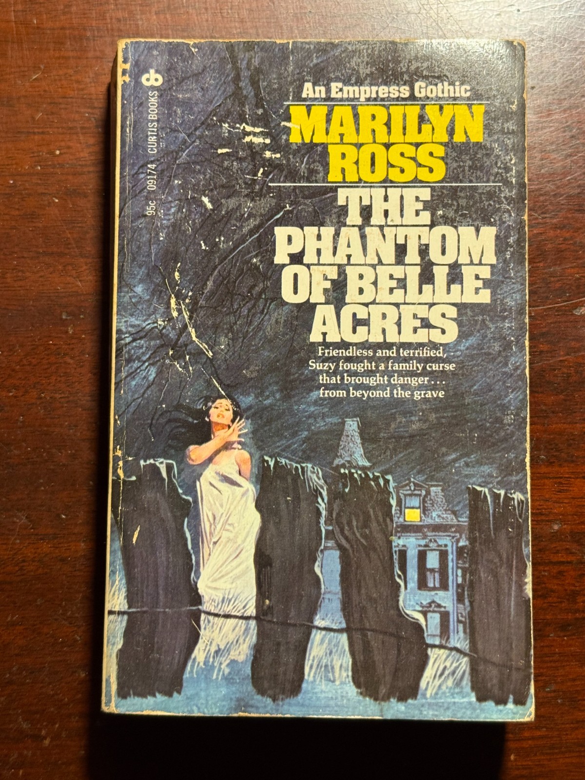 Marilyn Ross Phantom of Belle Acres Gothic Horror 1973 1970s Vtg PB BK