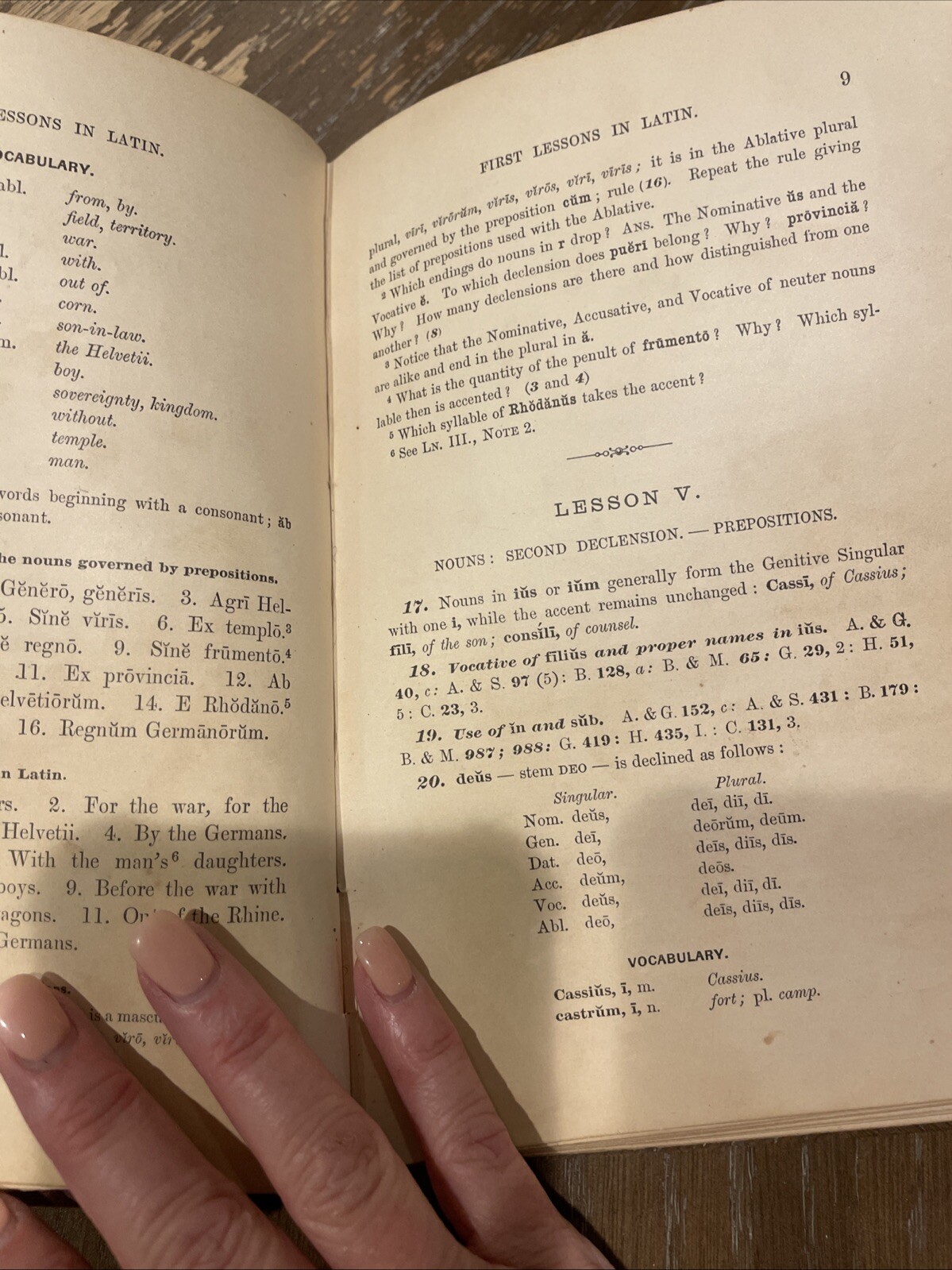 1890 – First Lessons in Latin – by Elisha Jones