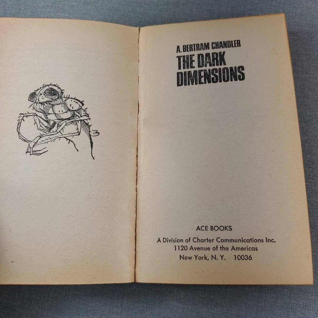 Alternate Orbits & The Dark Dimensions by A Bertram Chandler Ace Double 1971