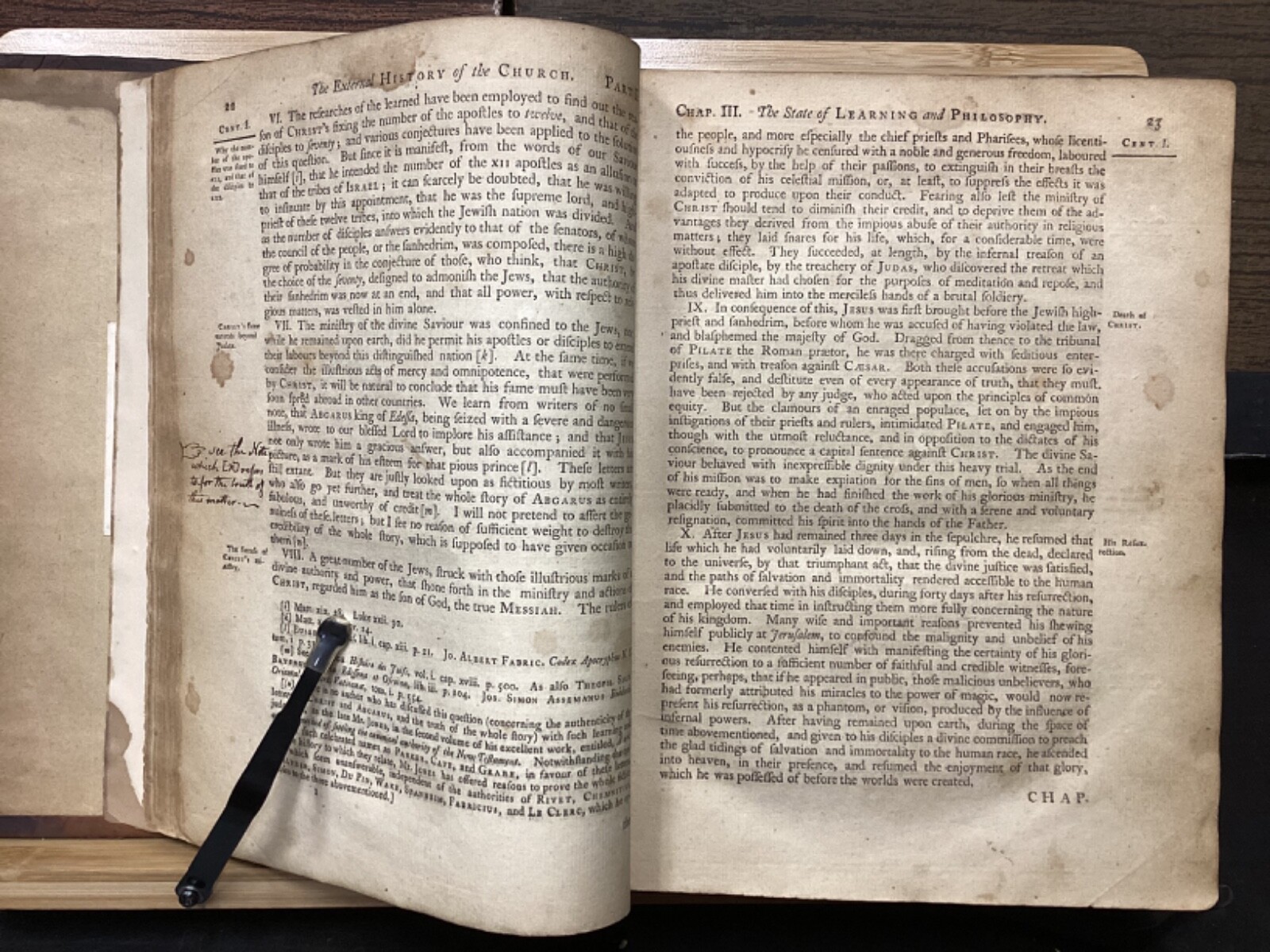1765 An Ecclesiastical History, in Two Parts, by John Lawrence Mosheim