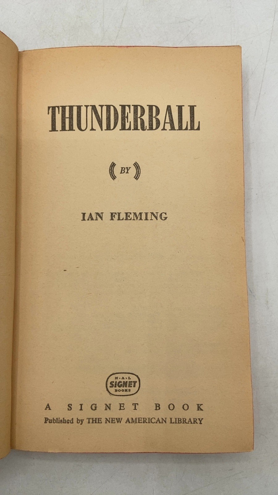Thunderball Ian Fleming Paperback Eleventh Printing, April, 1964 1964