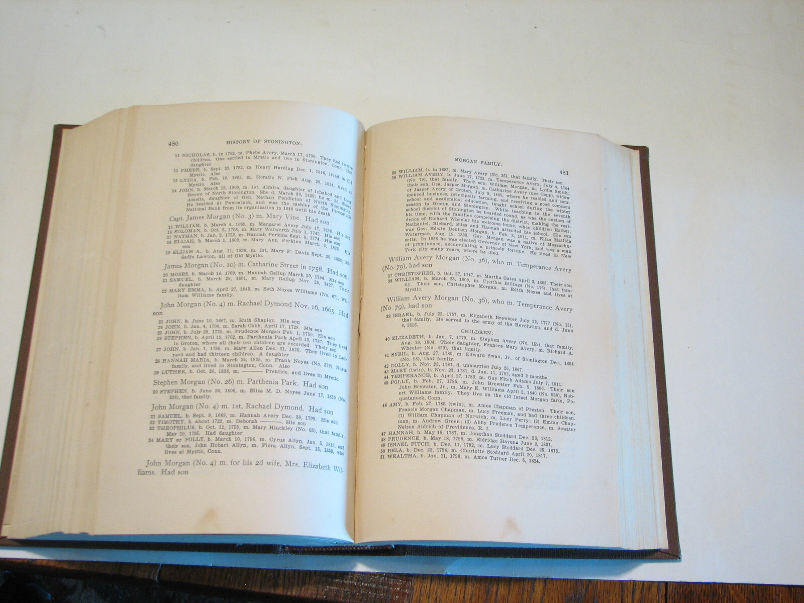 History of Stonington County New London Connecticut CT 1900 first genealogy