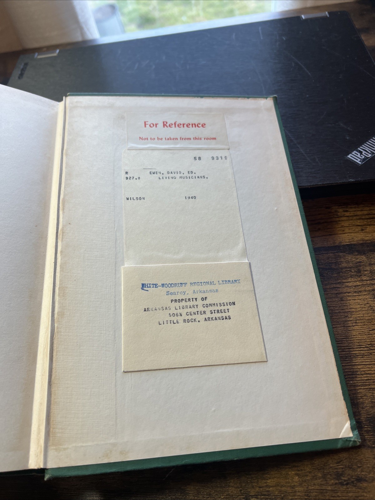 Living Musicians – David Ewen (editor) – 1956 HC