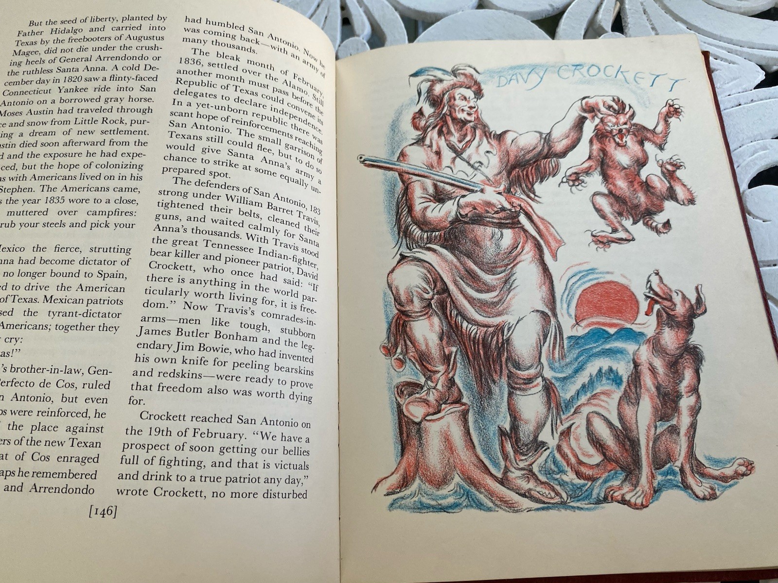 Vintage Book: Rainbow Book of American History Earl Miers Daugherty Second print