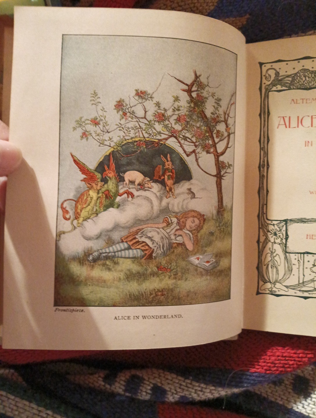 Alice’s Adventures in Wonderland Lewis Carrol Henry Altemus Early Edition 1897