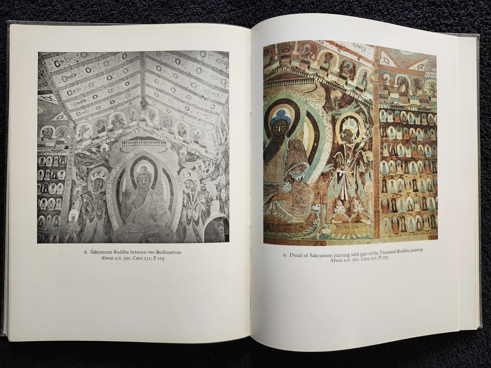 Buddhist Cave Paintings At Tun Huan 1959 1st Edition, Color/bw Illustrations