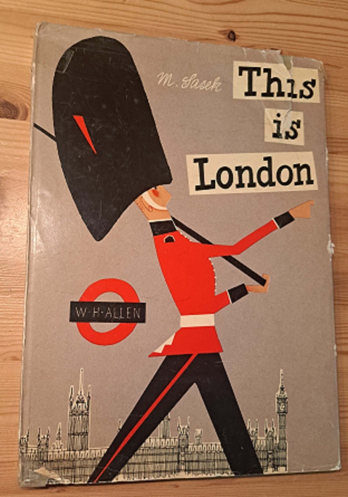 City Picture Book HC GF SU Map English THIS IS LONDON W.H. Allen 1960 Z 2