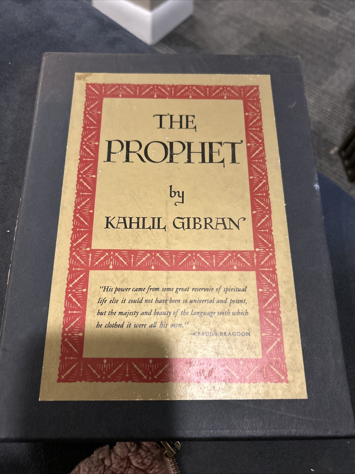 The Prophet by Kahlil Gibran (1977, Fifteenth Printing, Hardcover, w/slipcase)
