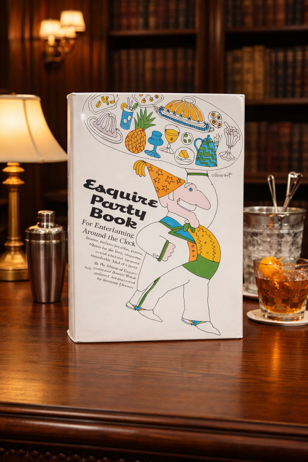 Esquire Party Book Later Printing Seymour Chwast Illustrated Hardcover with Dust