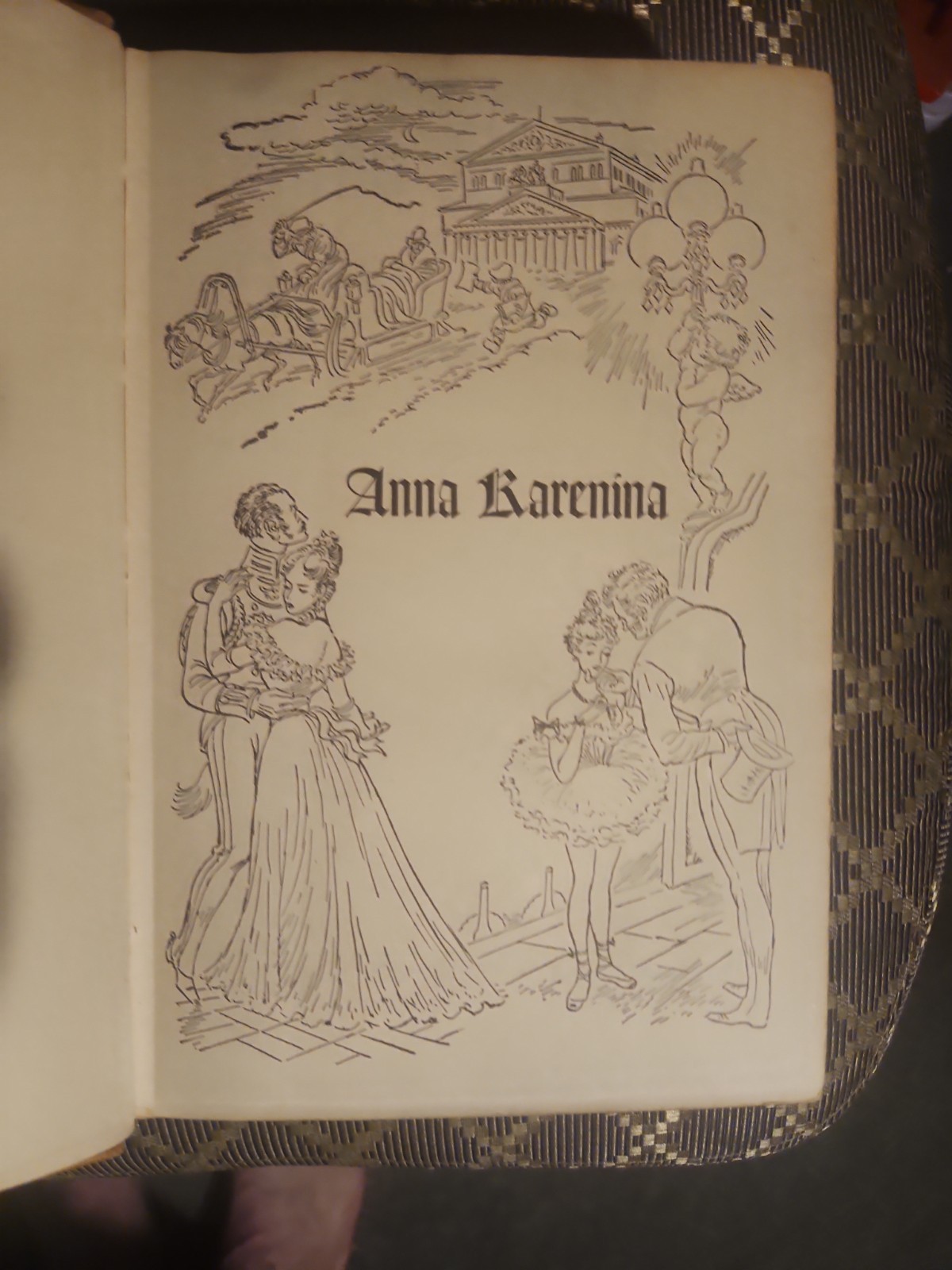 Anna Karenina by Leo Tolstoy Copyright 1944, Doubleday & Co. NY Print HC