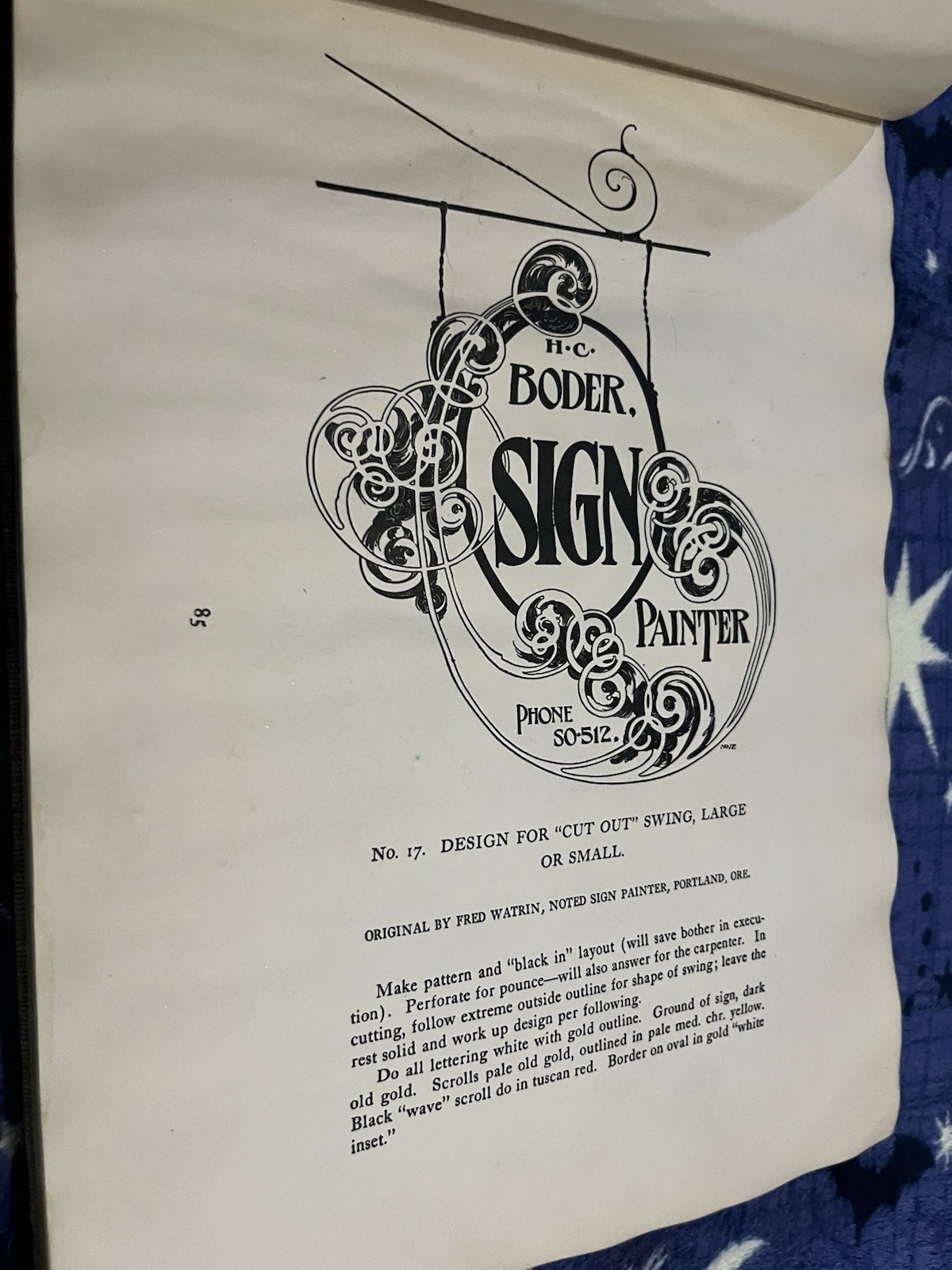 1915 2nd Ed. Atkinson’s Sign Painting Up to Now – Art Nouveau Advertising Book