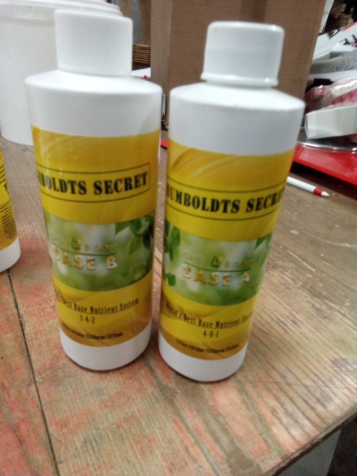 Humboldts Secret Base A & B Liquid Hydroponic Fertilizer | 16 Oz A & B, 213