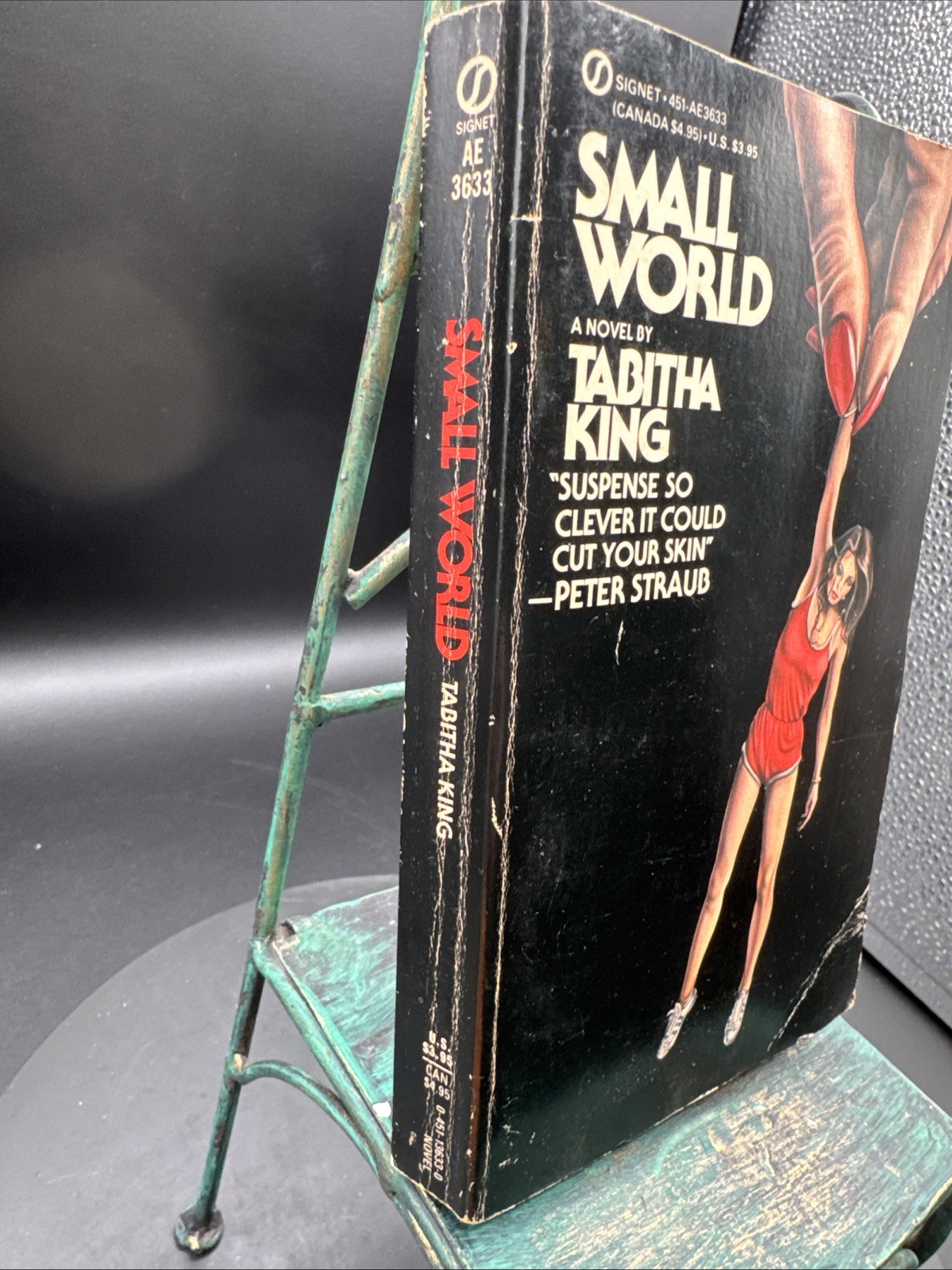 1981 Small World Tabitha King Vintage Paperback Sexy Suspense Thriller