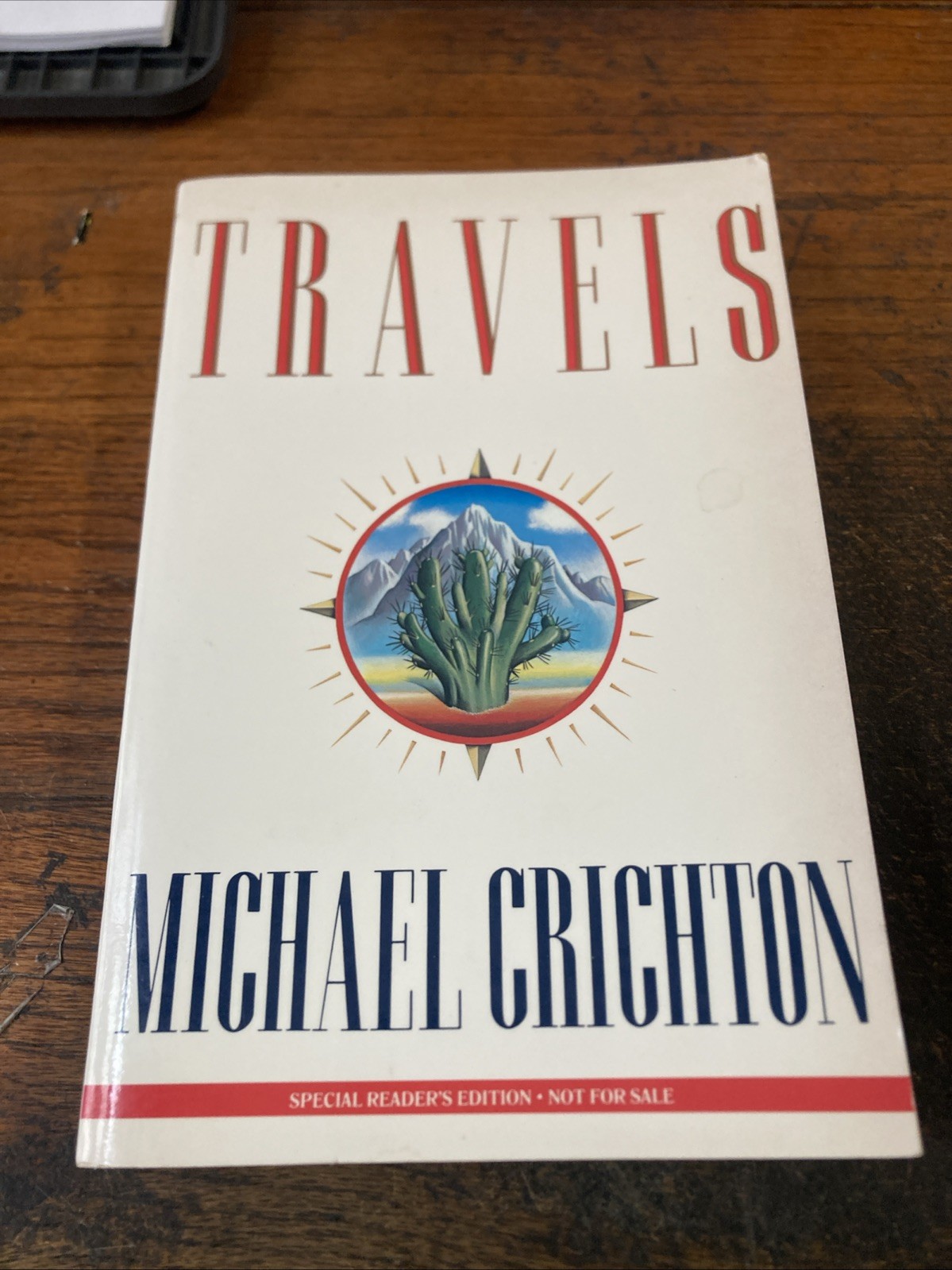 TRAVELS Michael Crichton RARE ARC Special Reader’s Edition 1988 Advance Proof!