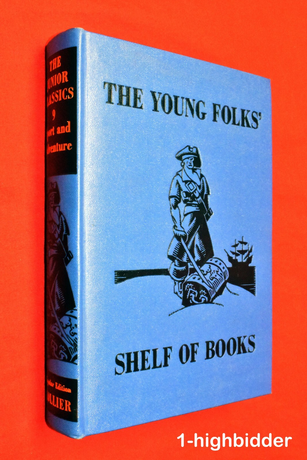 NEW! 1938 Junior Classics v. 9 The Young Folks Shelf of Books Sports & Adventure
