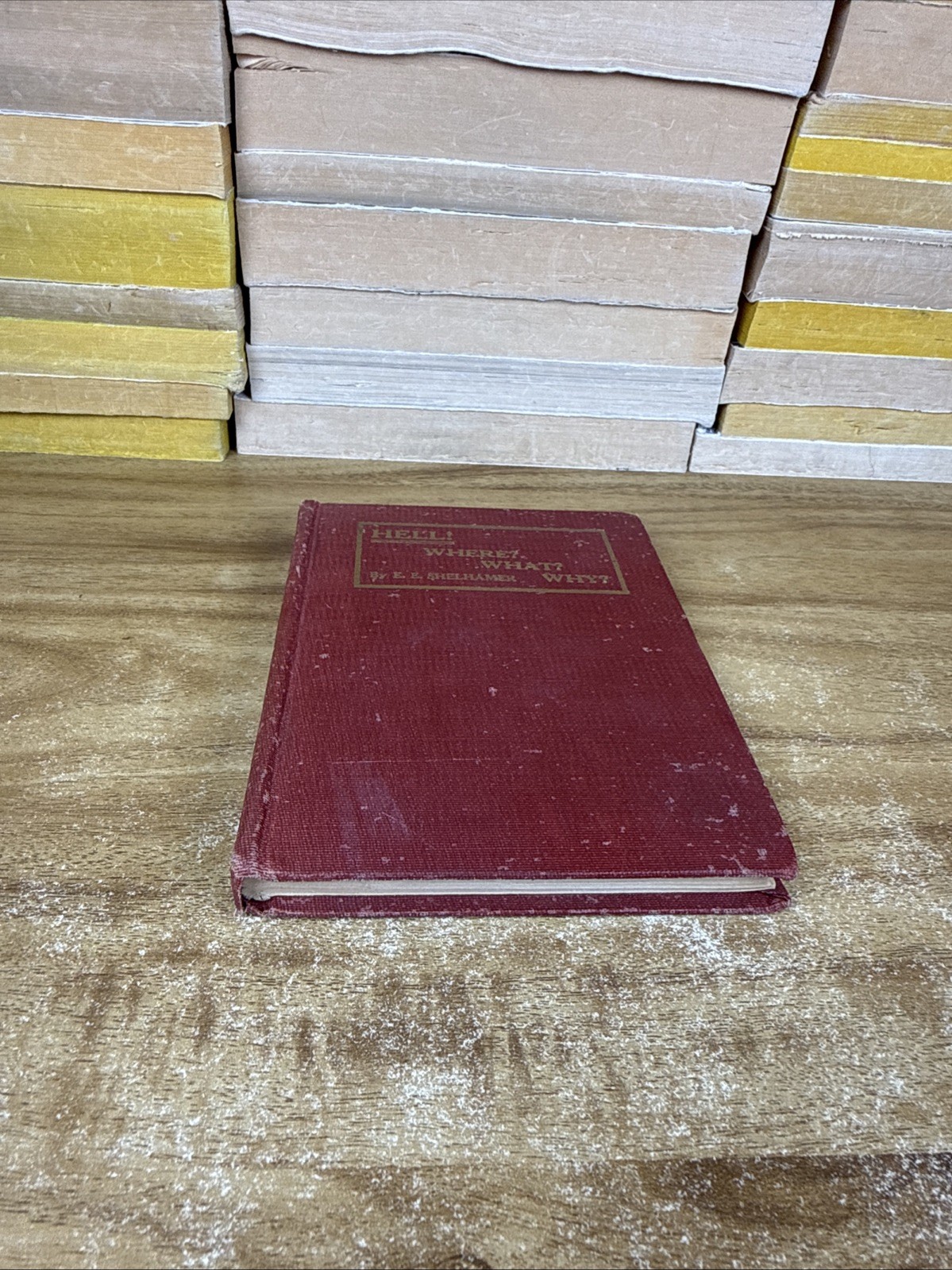 Rare EE Shelhamer Hell! Where? What? Why? 1929 Hardcover