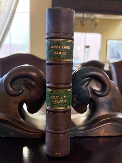 Transatlantic Sketches 1833 Capt. J.E. Alexander — First American Ed. — Hostile