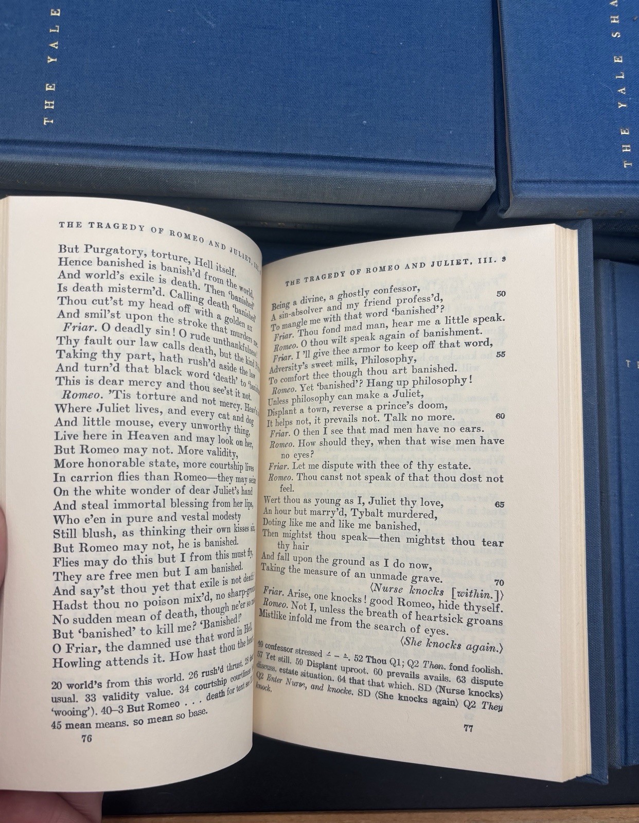 The Yale Shakespeare, 30 Volumes Blue Hardcovers University Press 1922-1965
