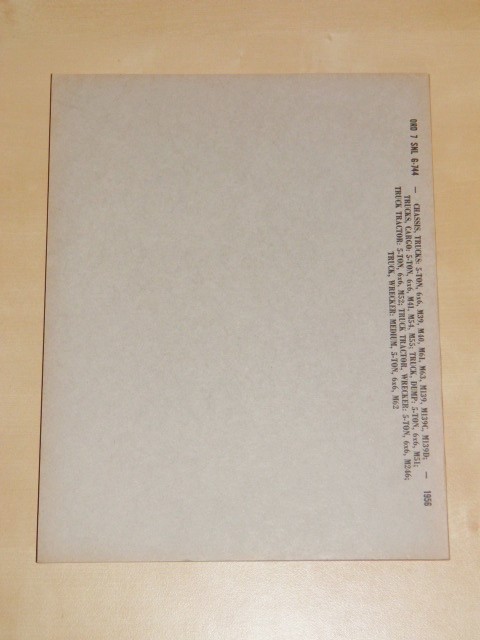 Rare Technical Documentation Mechanical Vehicles of the American Army 1962