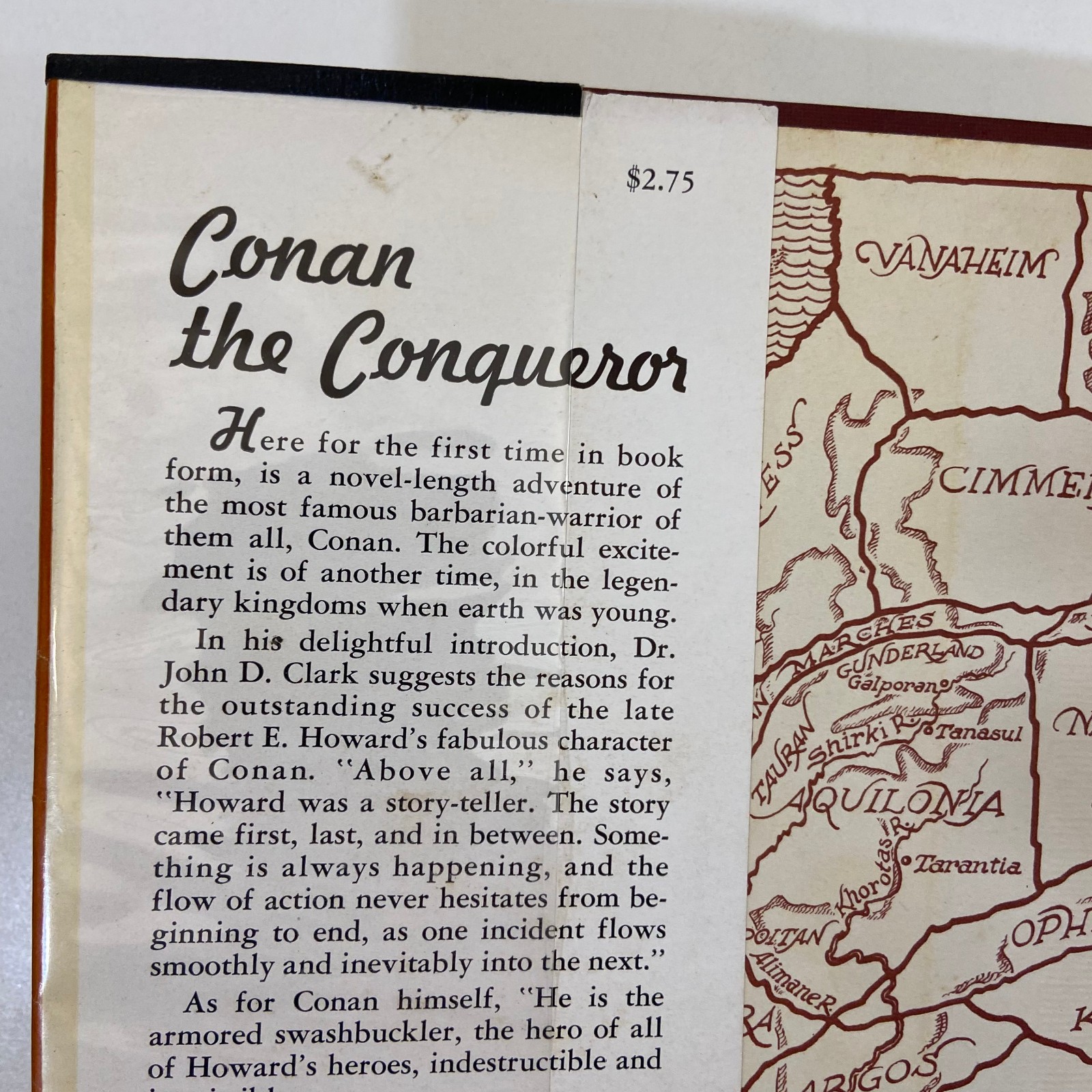 Conan The Conqueror Robert E Howard 1950 Gnome Press HCDJ Science Fantasy VTG