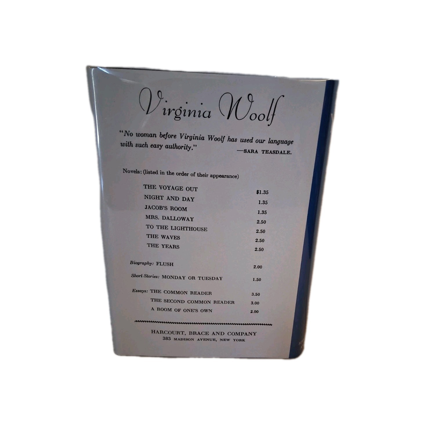 Virginia Woolf The Years First Edition