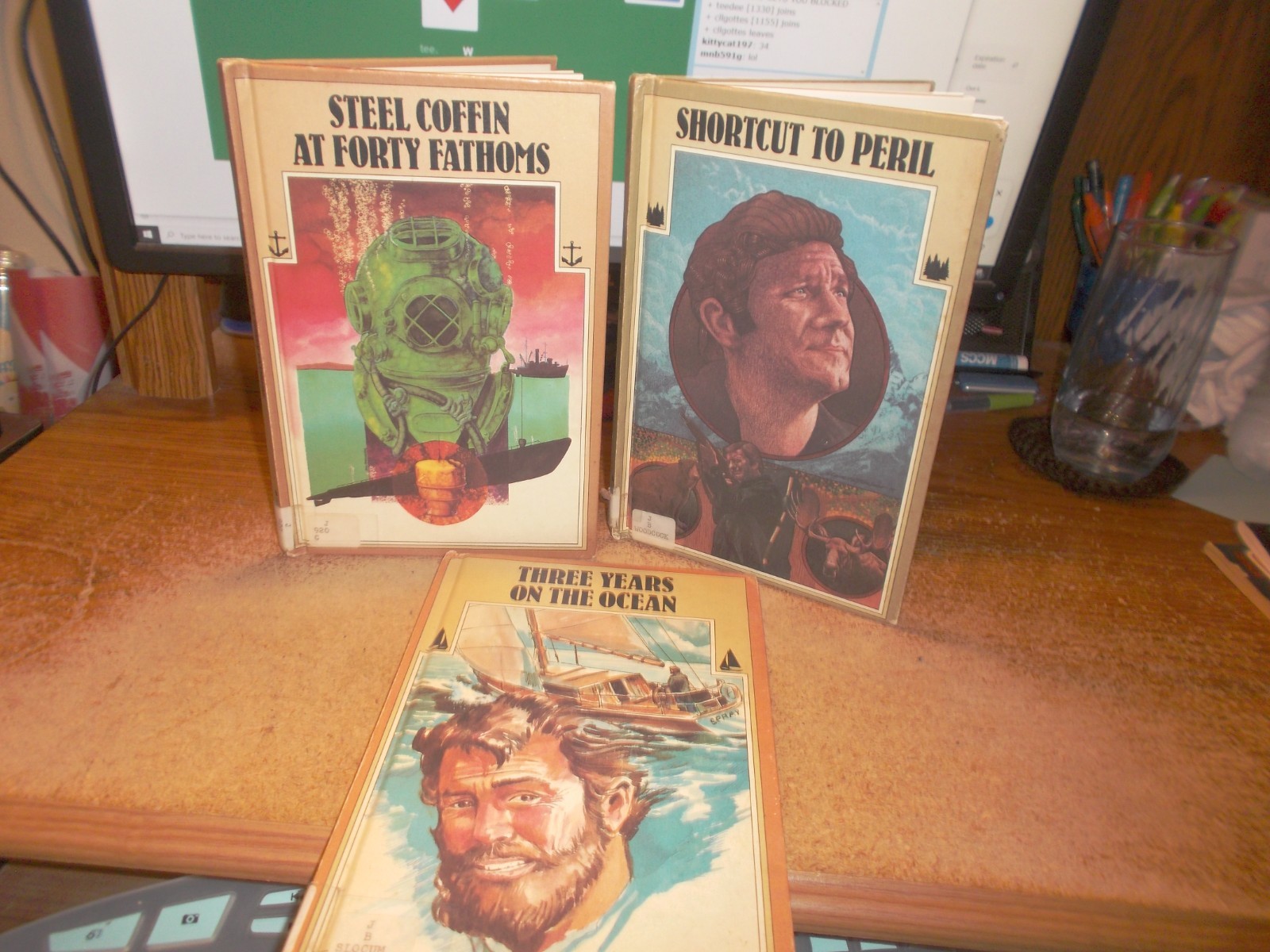 3 James Clark Adventure Books – 1980 – 1st Edition – HC
