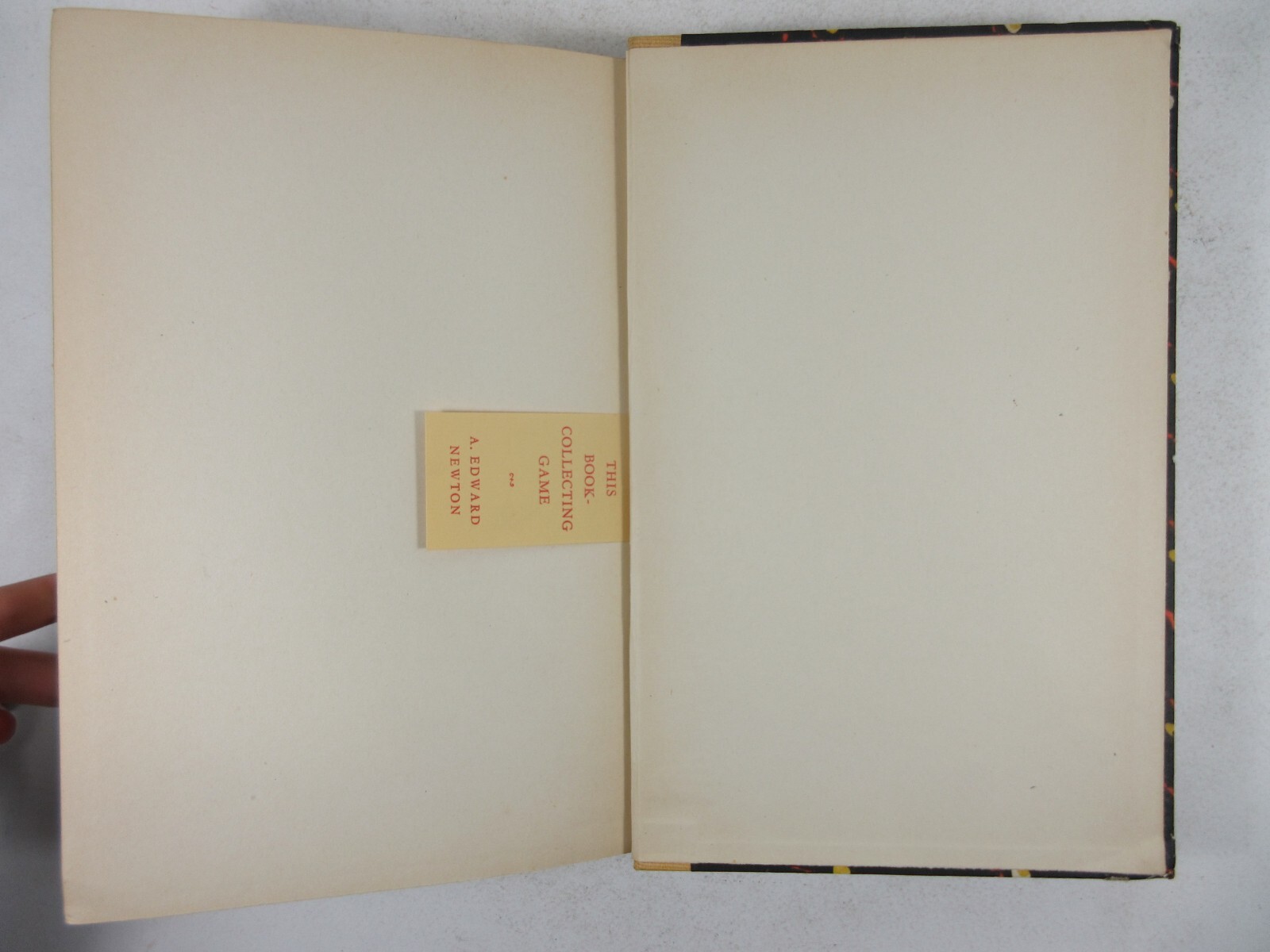 1928 SIGNED LTD ED „This Book Collecting Game“ A. Edward Newton HB Illustrated