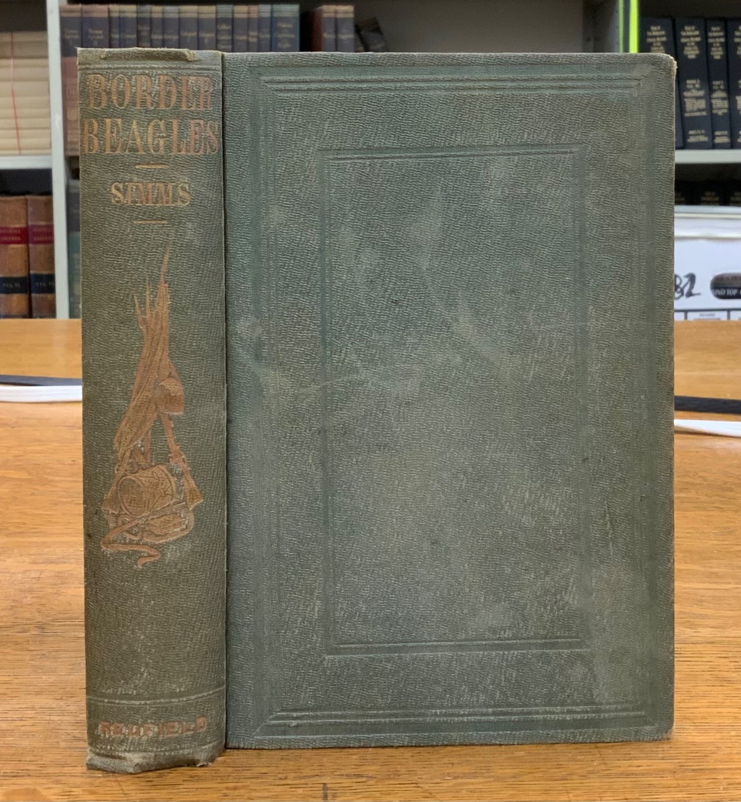 1855 Border Beagles William Gilmore Simms Tale of Mississippi American South