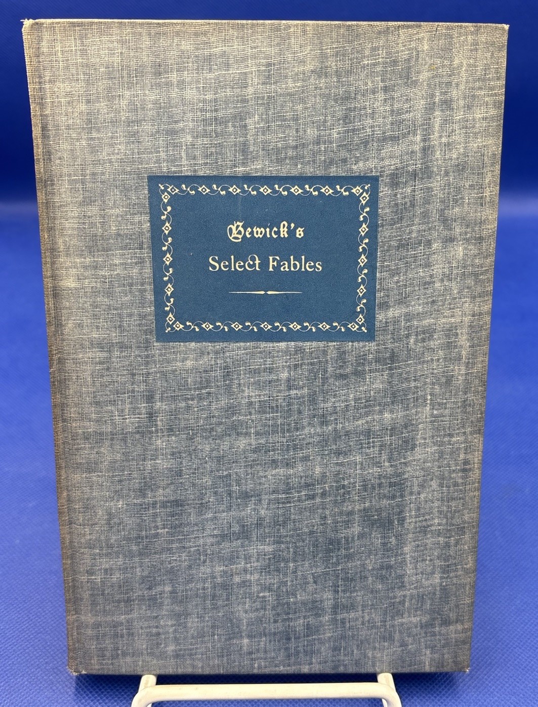 Bewick’s Select Fables of Aesop & Engravings (1932) Limited #640/1200 Copies!