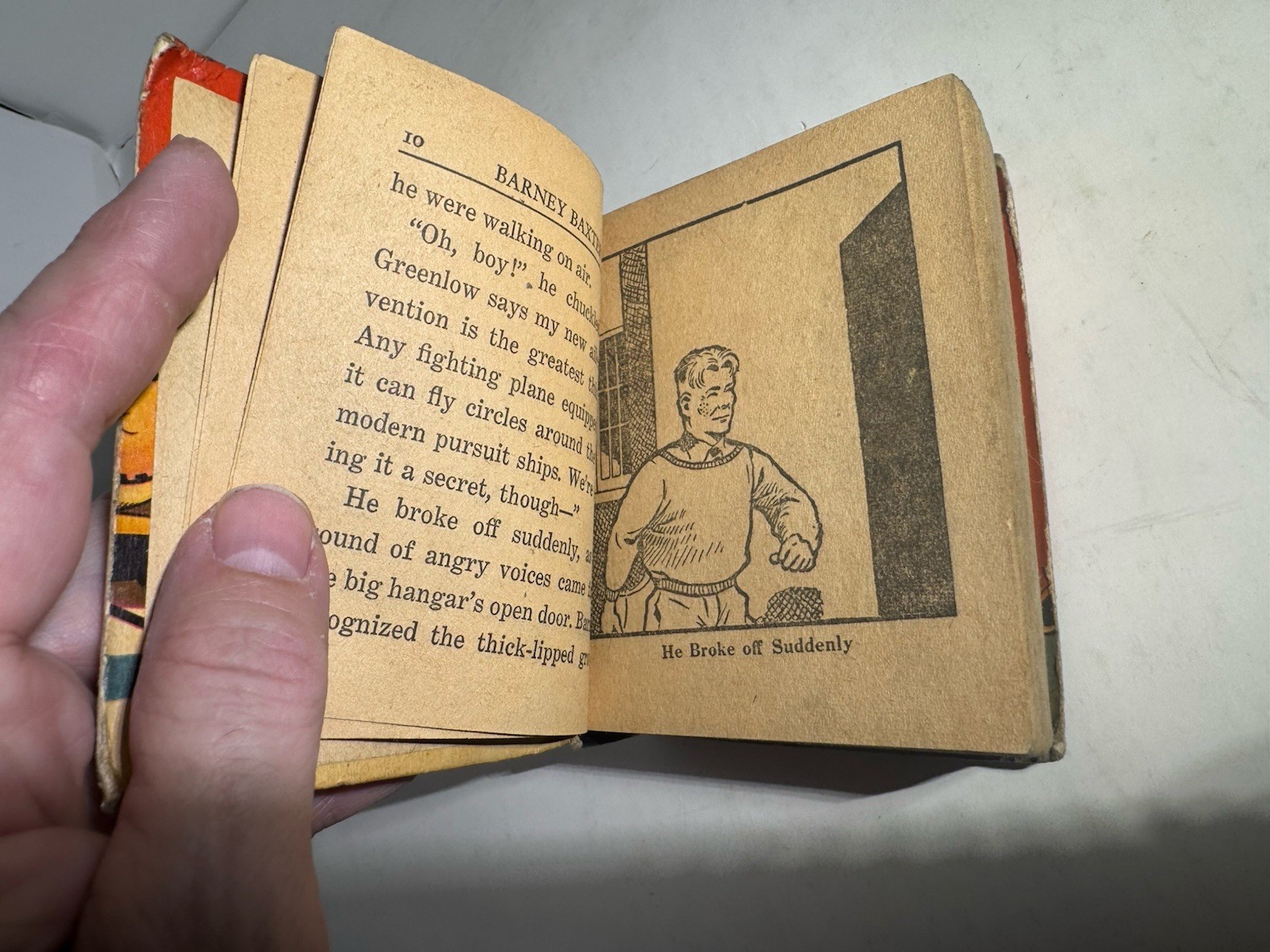 Barney Baxter Eagle Squadron 1938 Big Little Book Whitman Aviation Comic Vintage
