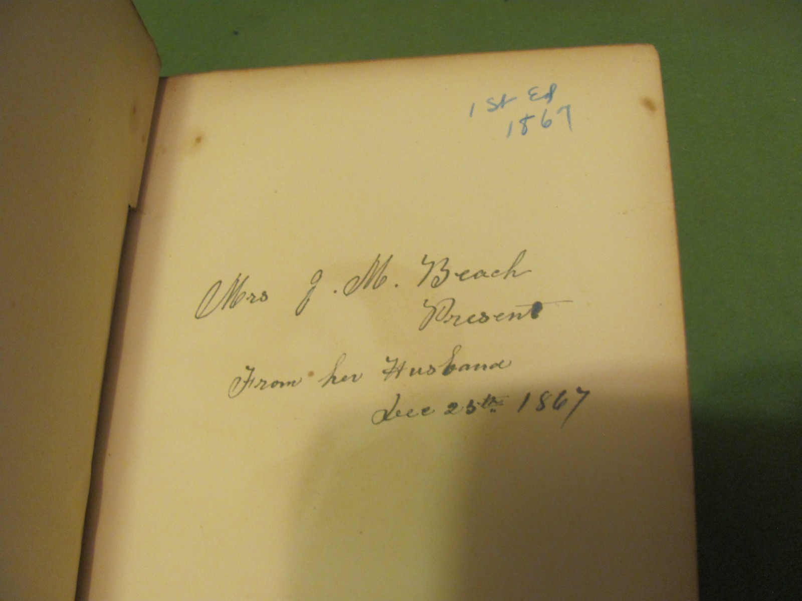 Antique Book 1867 Woman’s Work in the Civil War.