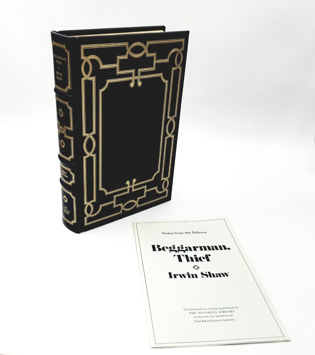 Beggerman, Thief by Irwin Shaw – 1977 Franklin Library First Edition Society